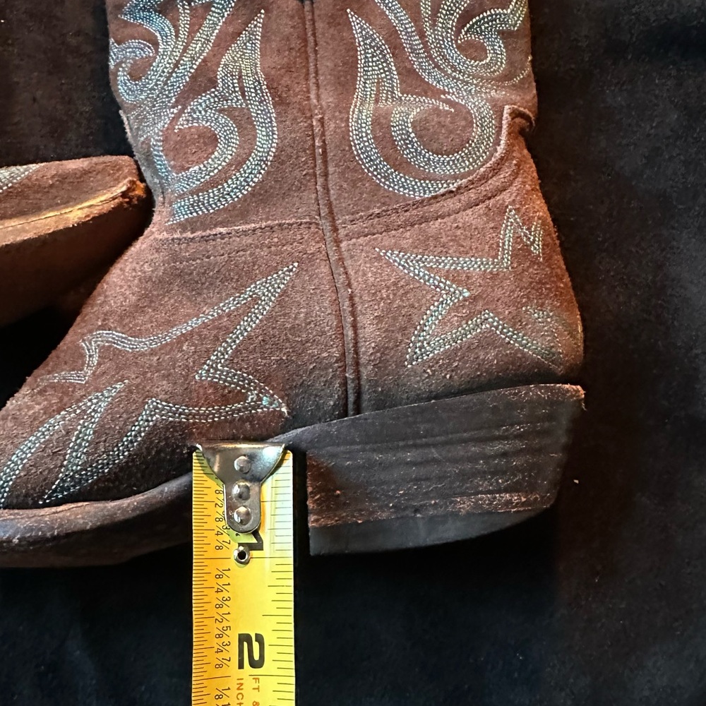 Old Gringo cowboy boots brown suede embroidered coastal cowgirl leather western - Picture 14 of 17